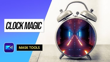 How to Use Masking to Create a Surreal Clock Video Effect | PowerDirector Tutorial (iOS & Android)