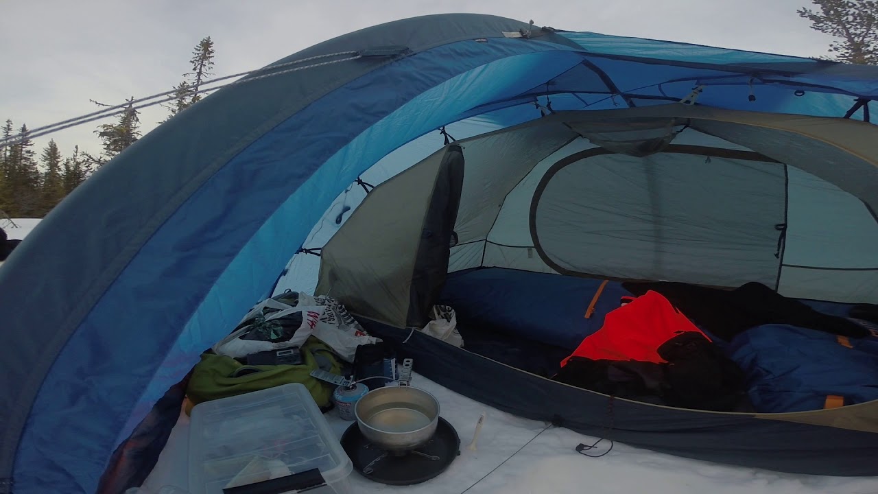 Wintercamp tent Tiurfot SQOOP outdoor Norway