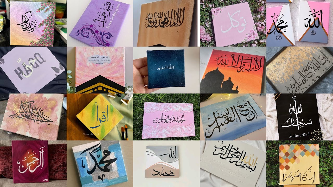 Amazing Arabic Calligraphy Painting Ideas you must try!