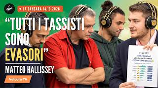 "All taxi drivers are TAX EVADERS" - Matteo Hallissey | La Zanzara 10/14/2026