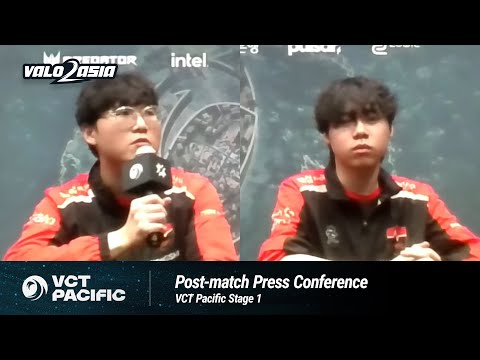 Nongshim RedForce (NS vs. ZETA) 2025 VCT Pacific Stage 1 Post-Match Press Conference