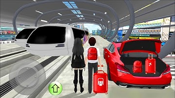 Car to Metro Rail & Plane Travelling Experience Today🚇🚘 3D Driving Class 2025 - Android Gameplay🎮