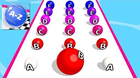 A-Z Run ⚾⚾ All Levels Gameplay iOS, Android Walkthrough Mobile Relaxing Games Big Update Max Level