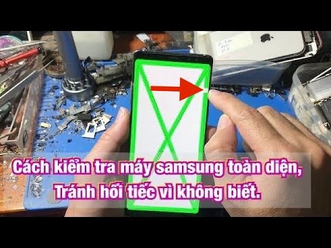 Test Màu Màn Hình Samsung - Cách Kiểm Tra (test) máy Samsung Note 8 và các máy Samsung khác.