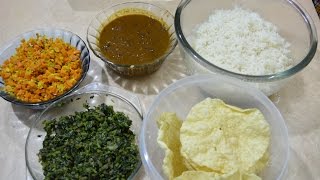 Vatha Kuzhambu | Keera Poriyal | Carrot Poriyal | Appalam | Lunch Menu-1