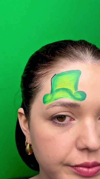 face paint st patricks day