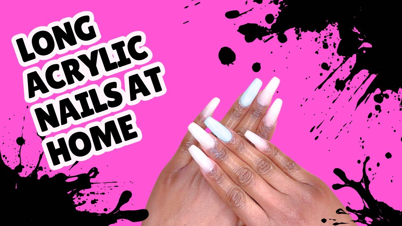 How to Acrylic nails (No talking)