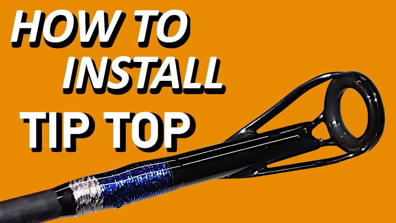 HOW TO INSTALL A TIP TOP  PIG WHIP CUSTOM FISHING ROD
