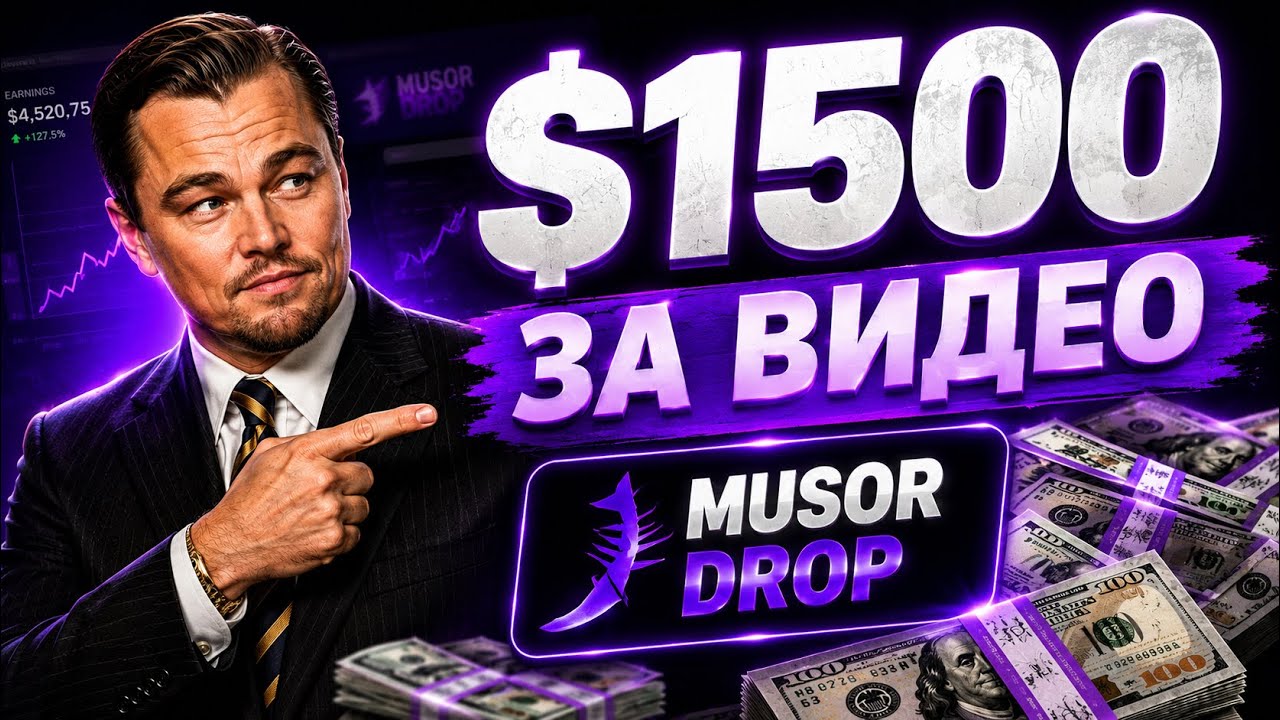 КАК ЗАРАБОТАТЬ $1500 НА MUSOR DROP? ПОЛНЫЙ ГАЙД БЕЗ ВОДЫ — Transcript