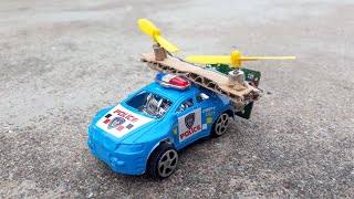 How to Make car Drone Science Project || How to make a flying drone using single motor