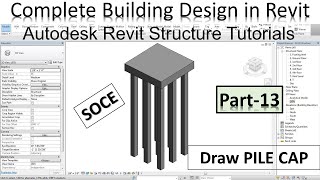 Autodesk Revit Structure Tutorials | How to Draw structural Pile cap in Revit | Lec-13