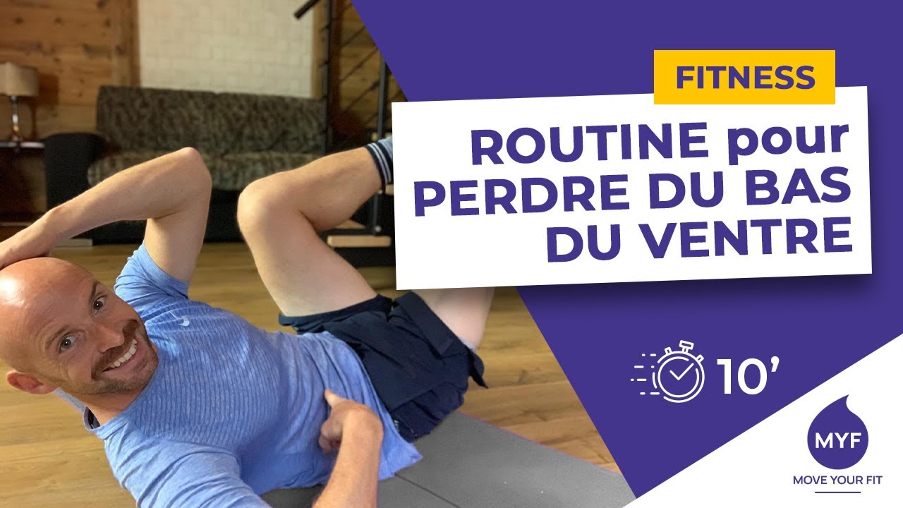 Routine pour perdre du bas du ventre en 10min