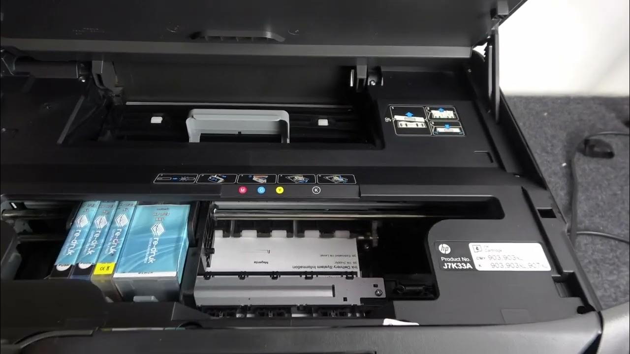 How to Fix Jammed Paper on HP Officejet Pro 6960 AllinOne Printer! YouTube