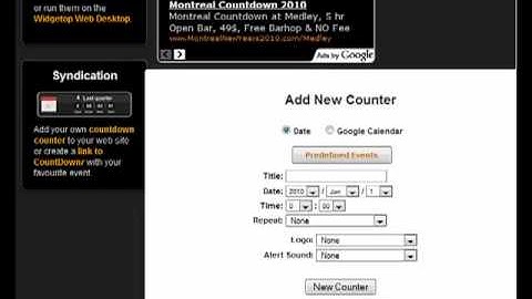 Adding A Countdown Timer To Your Contest Page