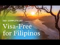 VISA FREE COUNTRIES FOR PHILIPPINE PASSPORT | 2021 VISA FREE FOR FILIPINO