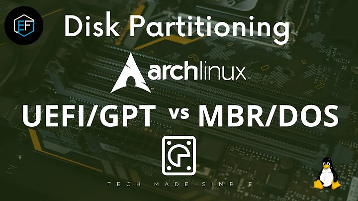 Arch Linux: choosing a partition scheme