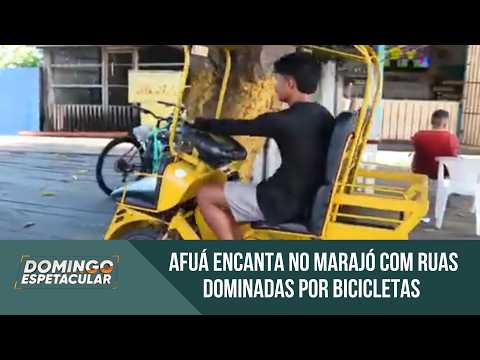 Afuá encanta no Marajó com ruas dominadas por bicicletas e sem carros