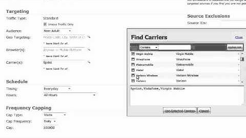redirect.com - carrier targeting
