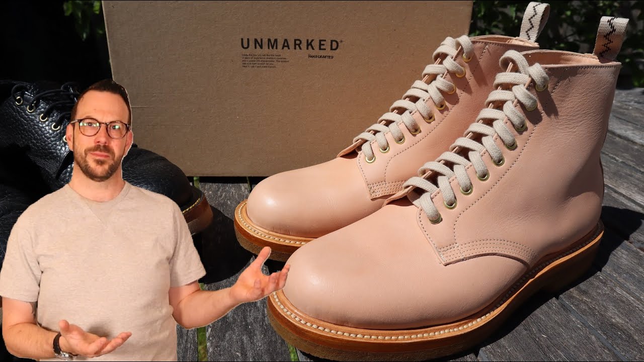 These will age to PERFECTION! Unmarked Super Natural Veg Tan Boots