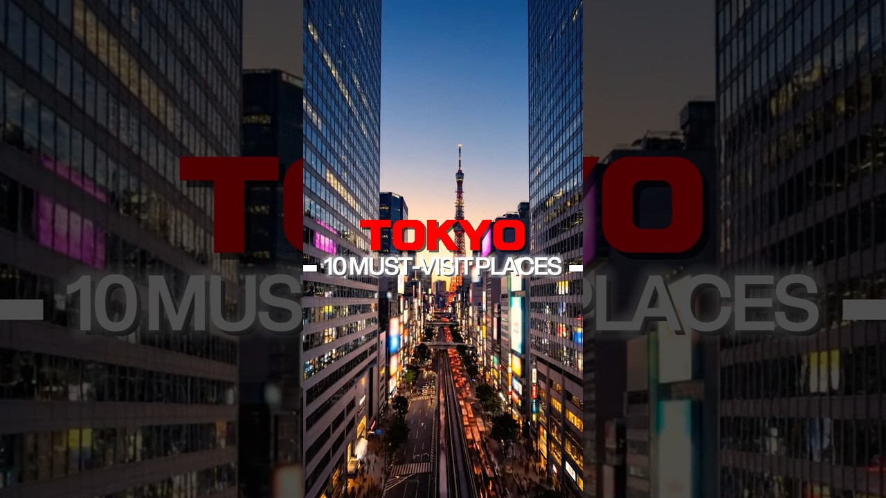 TOP 10 PLACES MUST- VISIT IN TOKYO 