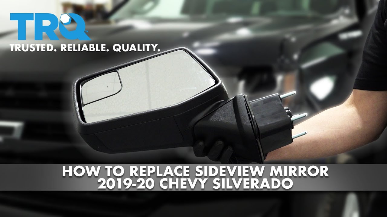 How To Replace Sideview Mirror 2019-20 Chevy Silverado - YouTube