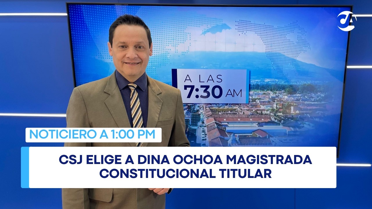 CSJ elige a Dina Ochoa como magistrada titular constitucional #ALA1PM (03/03/2026)