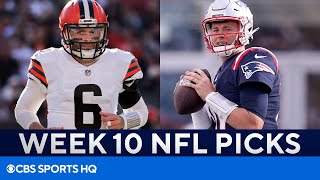 Week 10 NFL Picks: Vikings at Chargers, Browns at Patriots, & MORE | CBS Sports HQ