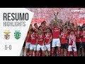 Highlights | Resumo: Benfica 5-0 Sporting (Supertaça Cândido de Oliveira)