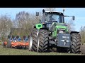 Deutz-Fahr Agrotron X720 in the field ploughing w/ 8-furrow Kuhn Vari-Manager | Danish Agriculture