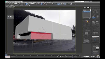 Create an office building  in Max & export to Nuke for Projection mapping