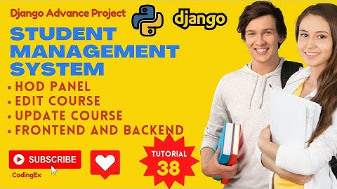 Edit & Update Course Function (Frontend & Backend) | Python Django Tutorial | Student Management