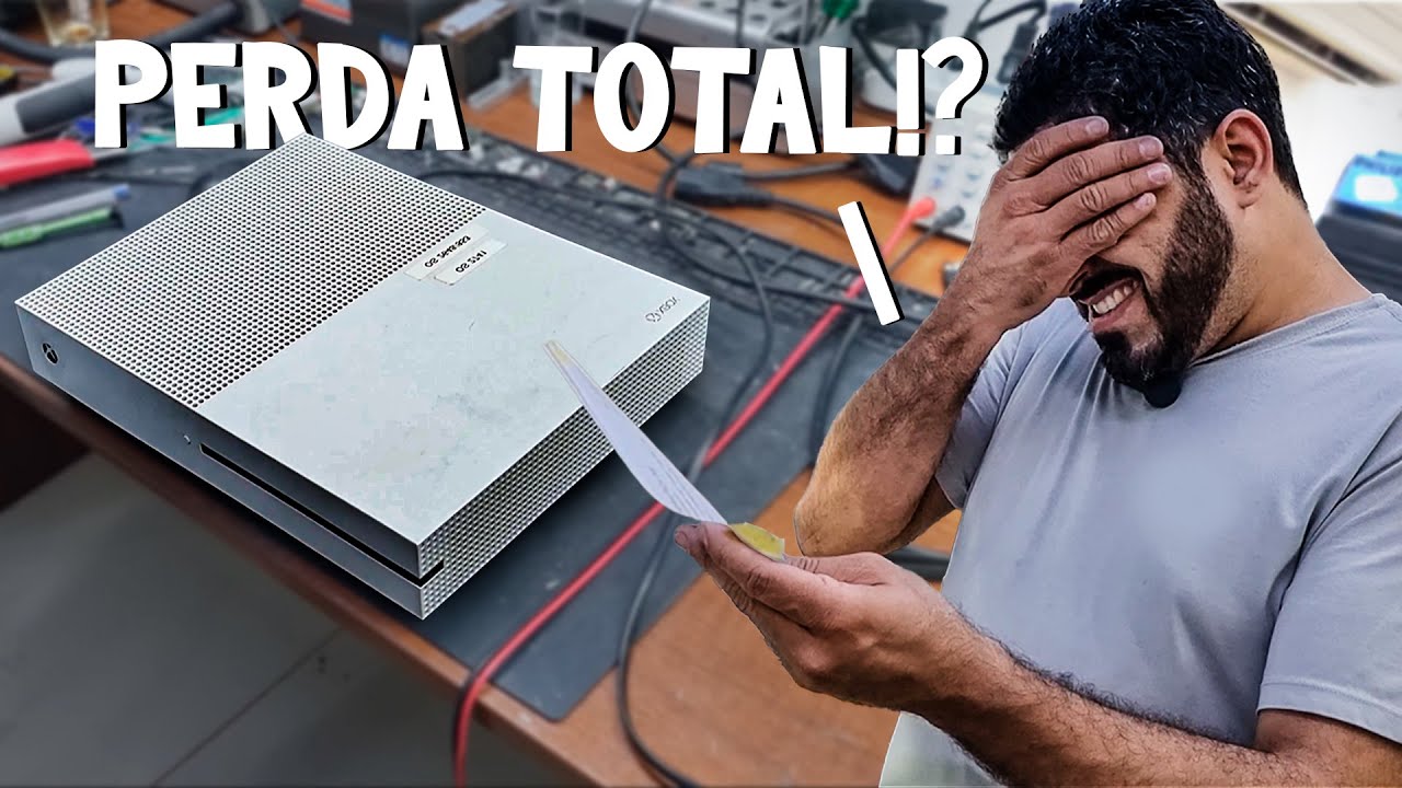 QUE LOUCURA MANDARAM UM LAUDO MÉDICO PRA ASSISTÊNCIA O TÉCNICO FICOU IMPRESSIONADO COM XBOX ONE S