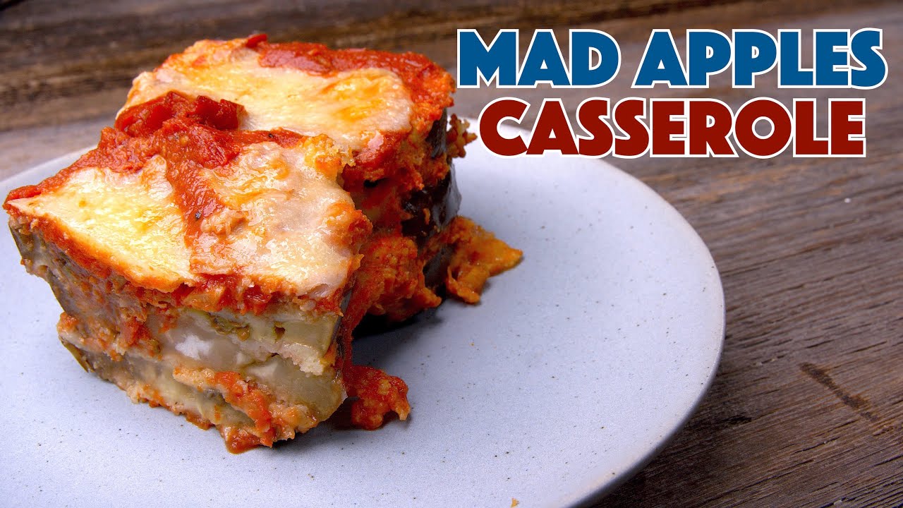 Melanzane Parmigiana - Mad Apple Casserole Recipe - Eggplant Parmesan Recipe | Glen And Friends Cooking