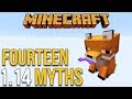 Minecraft 1.14 Fourteen Myths [Minecraft Myth Busting 114]