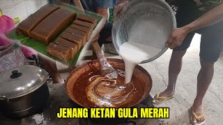 Resep turun temurun JENANG DODOL GULA MERAH rasanya kenyal, lembut dan enak banget 