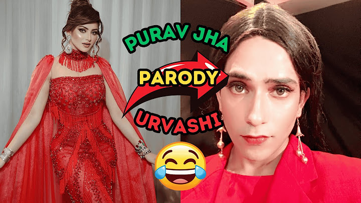 Purav Jha parody on Urvashi rautela 🤣||