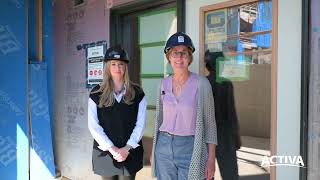 Pre-Drywall Walkthrough of the Vista Hills Dahlia Stacked Town With our Agents, Megan & Tracey!