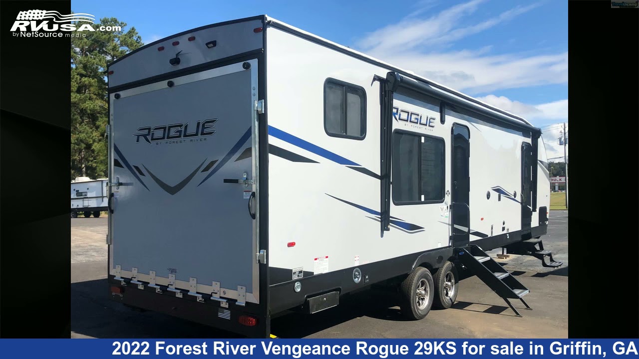 Breathtaking 2022 Forest River Vengeance Rogue Toy Hauler RV For Sale