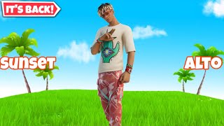 Fortnite Sunset Alto Skin Gameplay (Full Showcase)