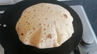 How to make soft roti 😍الخبز  (الروتي أو الشباتي)