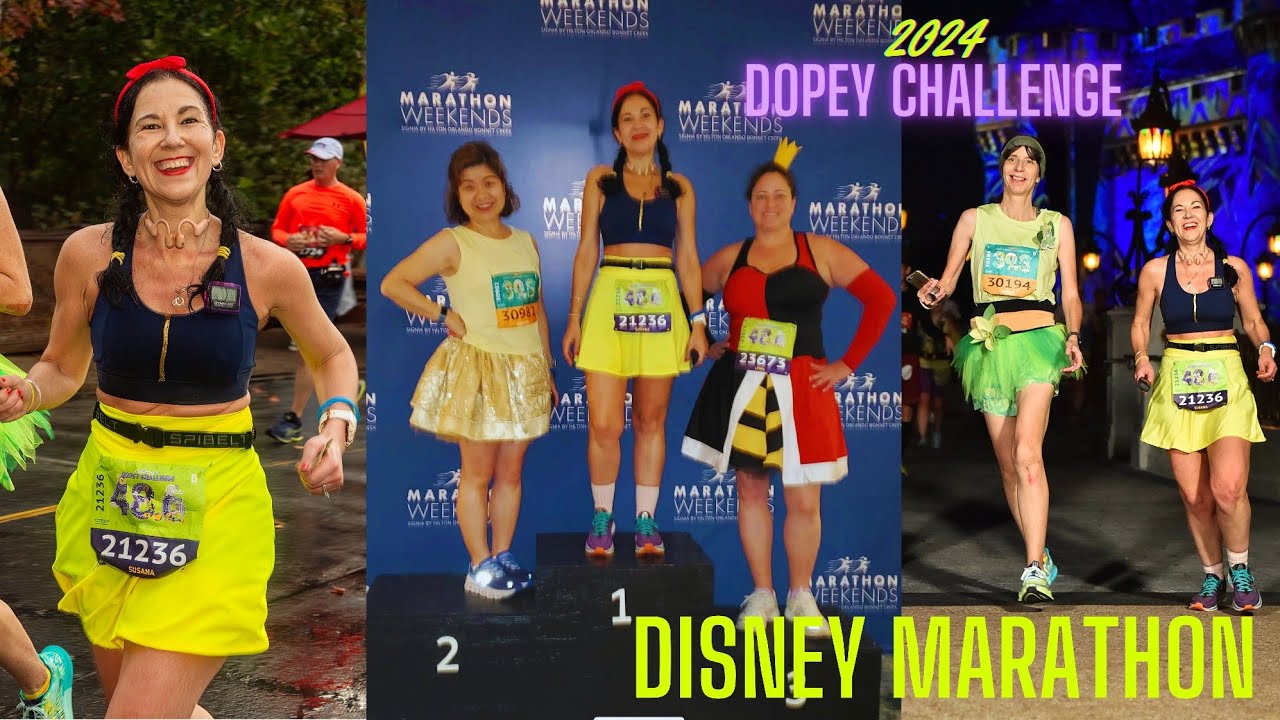 Disney Marathon 2024 | Dopey Challenge 🎉🏃‍♀️✨ | WDW Marathon Weekend | RunDisney