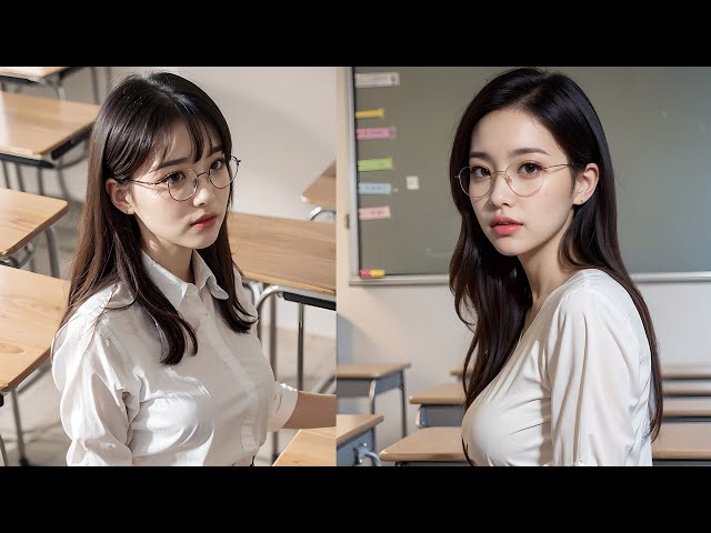 AI beautiful Korean teachers | Virtual Girlfriend  #ailookbook #aiart #aigallery class=