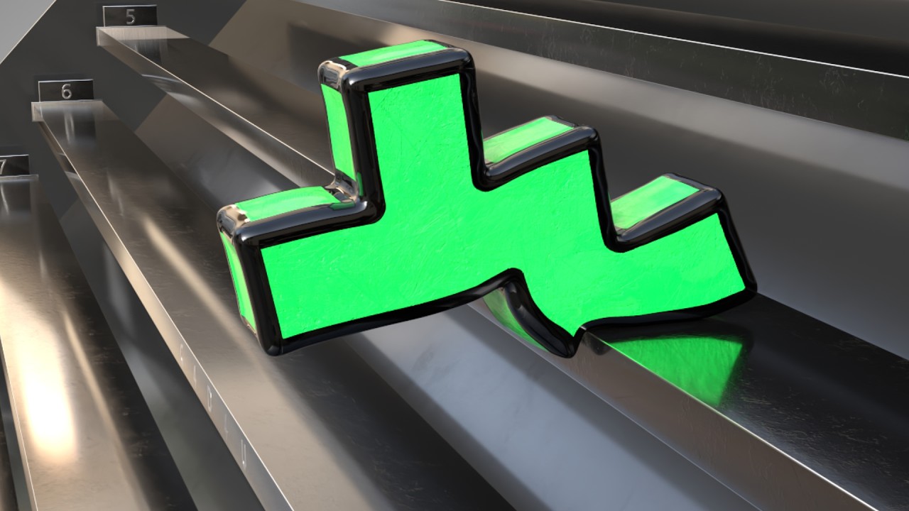 Only Hexomino Form 14 + Reverse | Softbody Simulation V67 ❤️ C4D4U