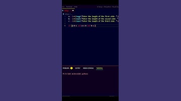Python Program To Determine If Side Lengths Form A Triangle