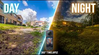 Day to Night in 360° — Insta360 X5 Timelapse (ND128 Filter Test)