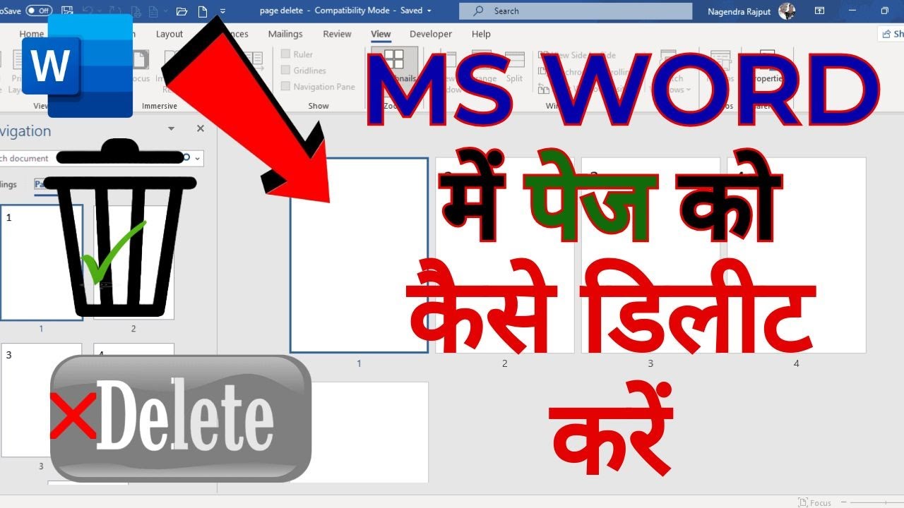 MS How To Delete Page In Ms Word ms-how-to-delete-page-in-ms-word