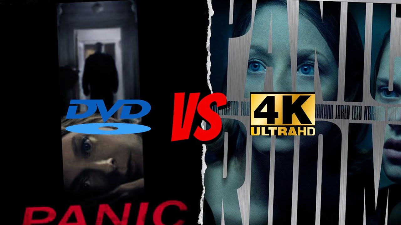 PANIC ROOM (2002) 4K Ultra HD Comparison THIS IS NOT A 4K UPSCALE