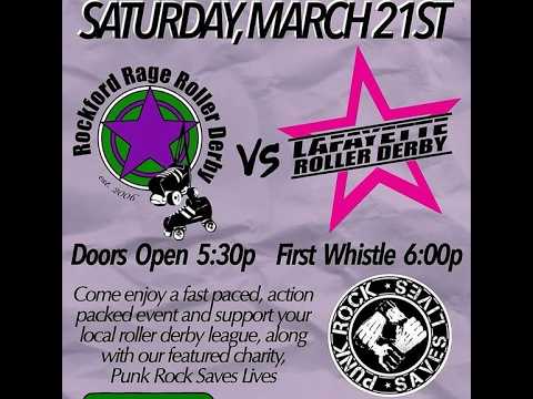 Rockford Rage vs Lafayette Roller Derby