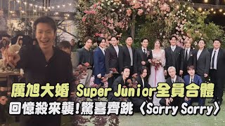 【Super Junior】厲旭大婚 Super Junior全員合體 回憶殺來襲!驚喜齊跳〈Sorry Sorry〉｜完全娛樂