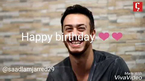 Saad lamjarred happy birthday